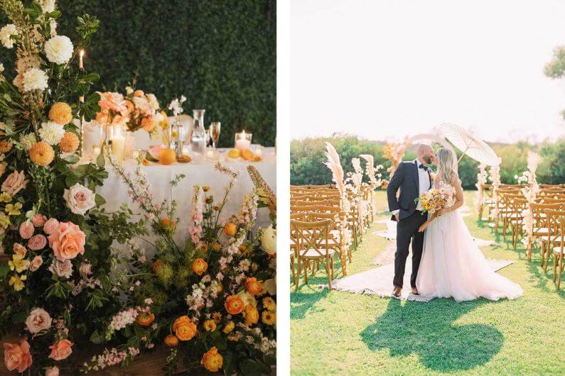 Add Color to Your Wedding Decor