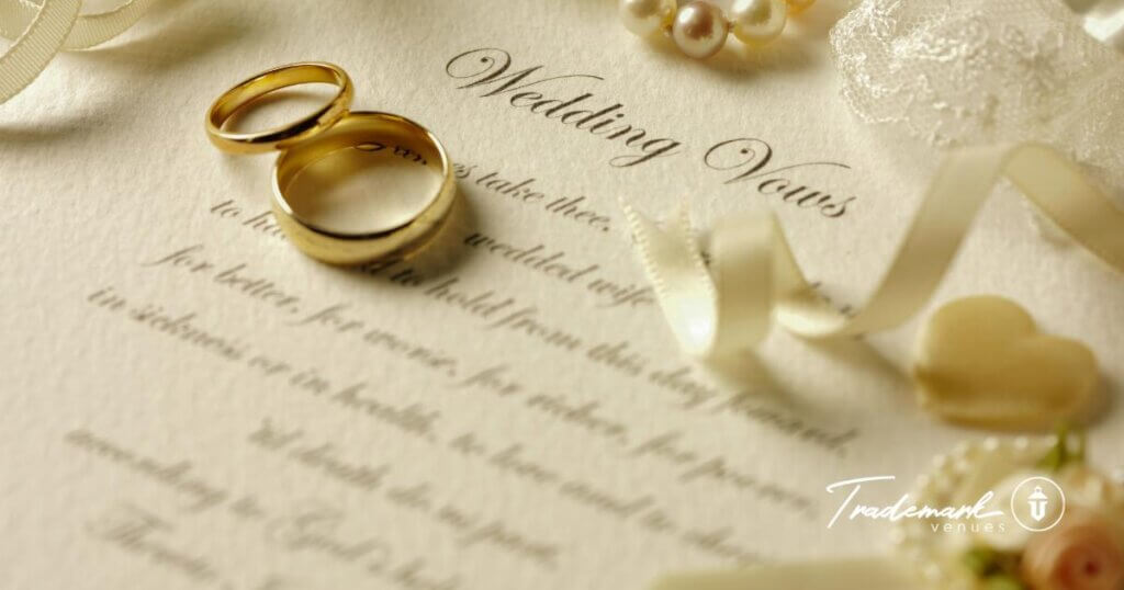 Examples of Wedding Vows