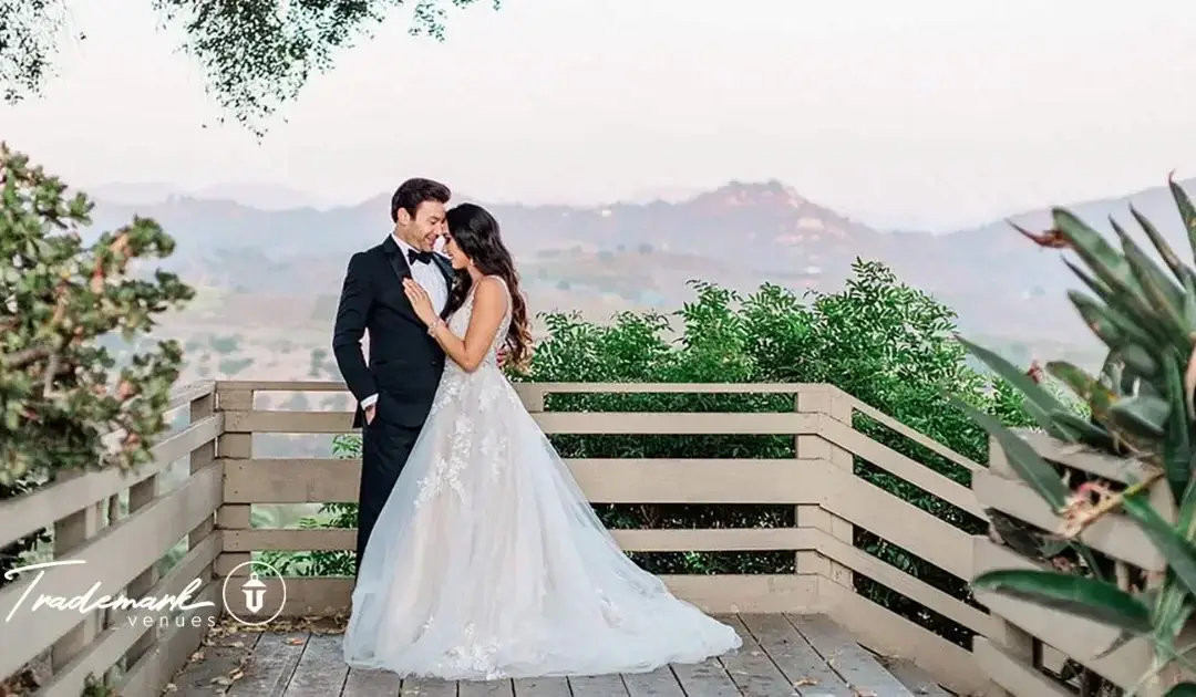 Wedding venues with mountain views in Southern California by Trademark Venues.